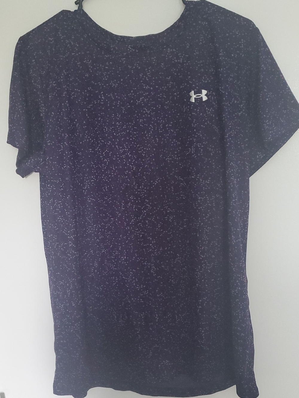 Under Armour Navy Speckled Short Sleeve Performance Tee